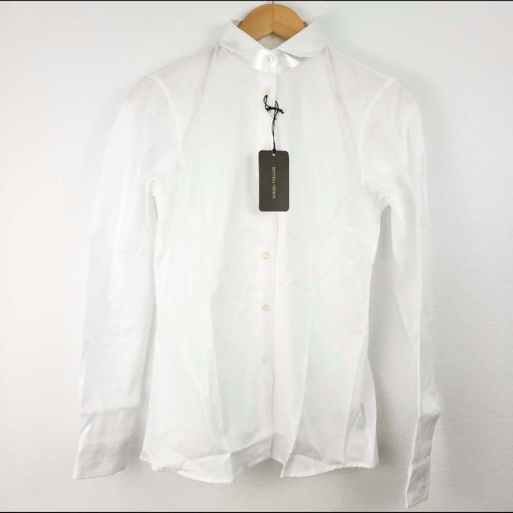 Bottega Veneta Classic White  Dress Shirt